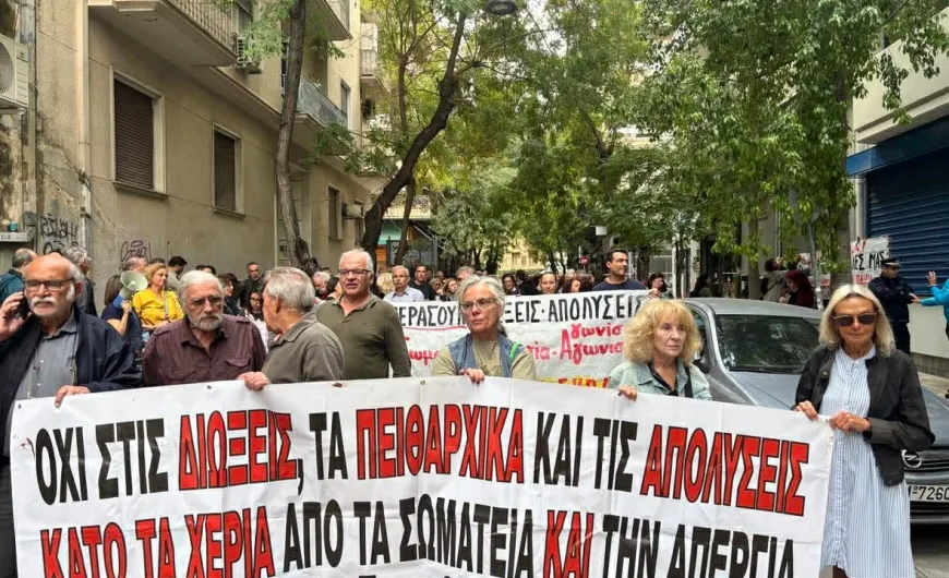 Μαζική κινητοποίηση εκπαιδευτικών για τους διωκόμενους Δ. Χαρτζουλάκη και Χρ. Χοτζόγλου